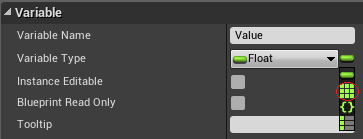 Setting variable to an array type in Unreal Engine 4