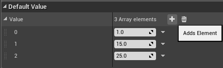 Adding array element