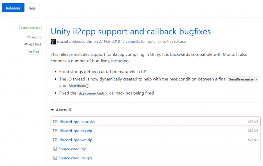 Downloading the files for Linux compilation