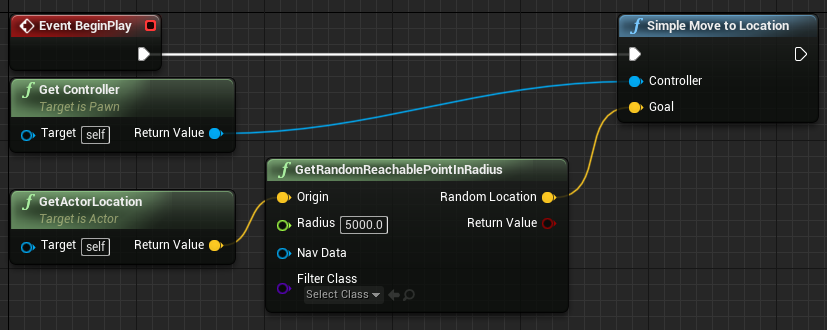 Finished Simple move to location nodes