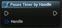 Pausing the timer by handle