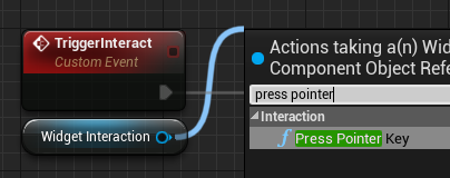 Press pointer key function creation