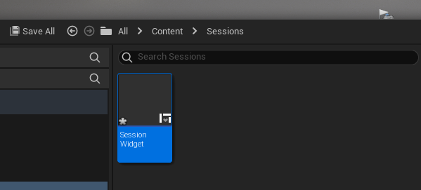 Naming our widget Session Widget