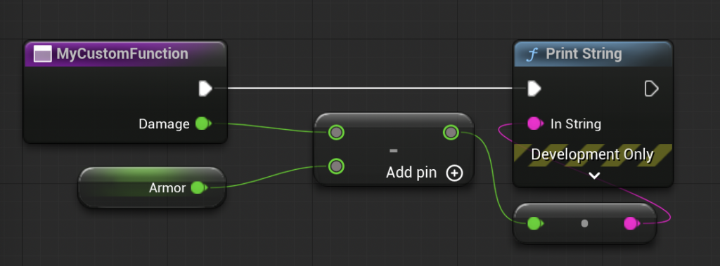 Our finished input parameter